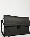 Louvé Éclat Clutch – Black